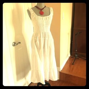 White maxi dress - neckless not included